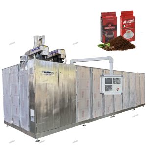 Автоматты қос камералы кірпіштен жасалған вакуумдық қапшықты толтыратын орау машинасы