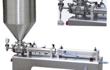 тұтқыр сұйықтығы бар жалғыз басты поршеньді толтырғыш