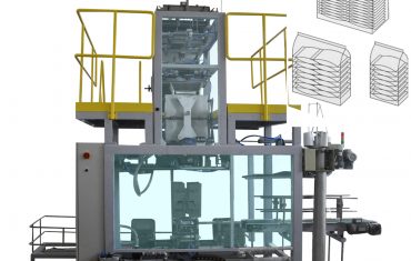 Автоматты жұмсақ қапшықтарды буып-түю өндірісінің орау желісі