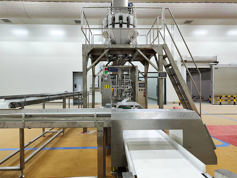 мұздатылған тағамды автоматты орау машинасы.6