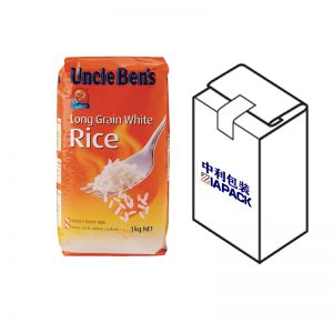 Астыққа арналған үстіңгі таңбалауы бар төменгі тегіс қапшық