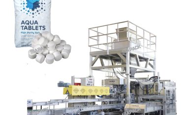 Салмағы 25-50 кг тұз таблеткалары құюға арналған қапшыққа арналған машина